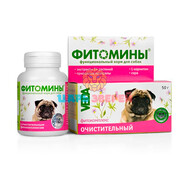 VEDA (ВЕДА) - Фитомины для собак очистительные, упаковка 100 таблеток