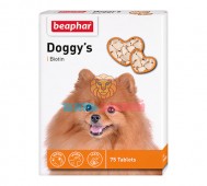 Beaphar (Беафар) - Doggy’s Biotin, Витаминизированное лакомство для собак с Биотином, упаковка 75 таблеток