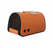 Savanna (Саванна) - Mia, Переноска тканевая для кошек и собак, 37 х 22 х 20 см, оранжевая