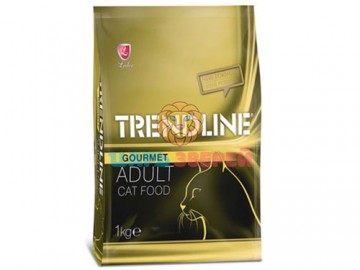 TRENDLINE (ТРЕНДЛАЙН) - Adult Cat Food Gourmet Multi Color Chicken, Сухой корм для привередливых кошек, с курицей, упаковка  1 кг