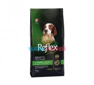 Reflex Plus (Рефлекс Плюс) - Medium Large Breed Adult Dog Food Chicken, Сухой корм для собак средних и крупных пород, с курицей, 15 кг