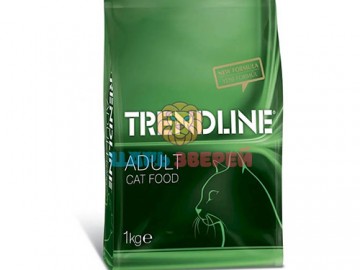 TRENDLINE (ТРЕНДЛАЙН) - Adult Cat Food Chicken, Сухой корм для взрослых кошек, с курицей, упаковка 1 кг