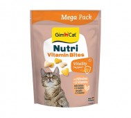 GimCat (ДжимКэт) - Nutri Vitamin Bites with Chicken, Лакомство для здоровья и жизненной энергии кошек с витаминами и курицей (штучно)