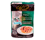 Edel cat (Эдель Кэт) - В соусе утка и кролик, пауч 100 г