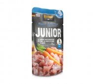 Belcando (Белькандо) - Junior Chicken with carrots and salmon oil, Влажный корм для щенков, с курицей, морковью и маслом лосося, пауч 125 г
