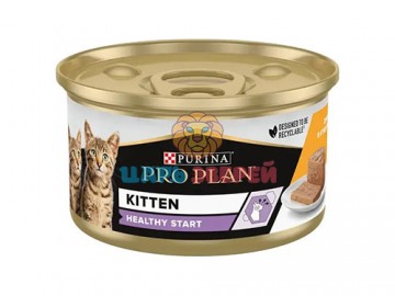 Pro Plan (Про План) - KITTEN HEALTHY START, мусс для котят с курицей, баночка 85 г