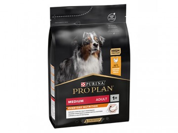 Pro Plan (Про План) - Adult Medium Everyday Nutrition, Сухой корм для взрослых собак средних пород, с курицей и рисом, 14 кг