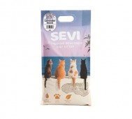 SEVI (СЭВИ) - Наполнитель бентонитовый комкующийся с ароматом лаванды, 10 л (8 кг)