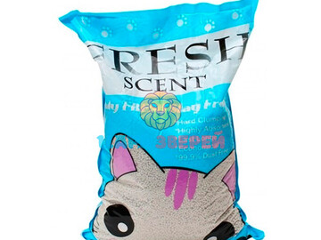 Fresh Scent (Фреш Сцент) - Комкующийся наполнитель неароматизированный, упаковка 5 л (4 кг)