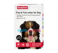 Beaphar (Беафар) - Flea & Tick collar for Dog, Ошейник от блох и клещей для собак крупных пород, длина 85 см