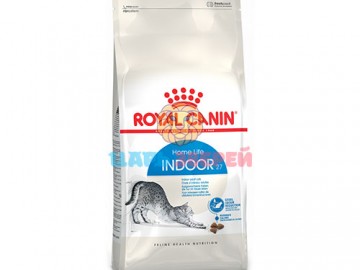 Royal Canin (Роял Канин) - Indoor 27, корм для кошек, живущих дома, 2 кг