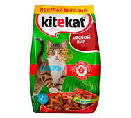 Kitekat (Китекет) - Мясной пир сухой корм, 15 кг