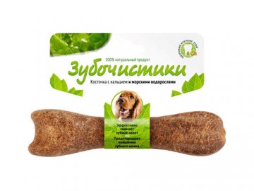 Деревенские лакомства - Зубочистики Лакомства для собак для средних пород, 95 г водоросли