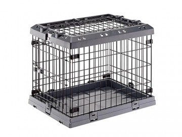 Ferplast (Фирпласт) - Superior 60, Клетка для собак, пластиковая крыша и поддон, 62 x 47 х 50 см