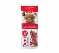 TiTBit (ТитБит) - Dent, Жевательные снеки для собак мини пород, со вкусом говядины, 20 г, 3 шт
