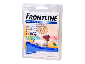 Frontline (Фронтлайн) - Спотон для собак 2-10 кг S (0,67 мл) упаковка 1 пипетка
