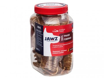 JAWZ (ДЖОЗ) - Лакомство для собак Трахея говяжья, банка 500 г
