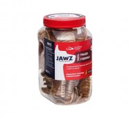 JAWZ (ДЖОЗ) - Лакомство для собак Трахея говяжья, банка 500 г