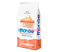 Monge (Монже) - Speciality Line All Breeds Adult Salmone, сухой корм для собак с лососем и рисом, 15 кг