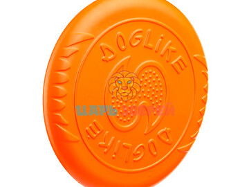 Doglike (Доглайк) - Тарелка летающая малая, диаметр 18 см оранжевая