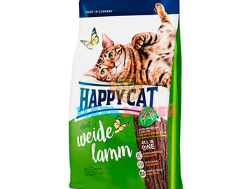 HappyCat (Хэппи Кэт) - Эдалт Ягненок для кошек, 10 кг