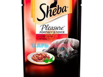 Sheba (Шеба) - Влажный корм для кошек с говядиной и ягненоком в соусе, пауч 85 г
