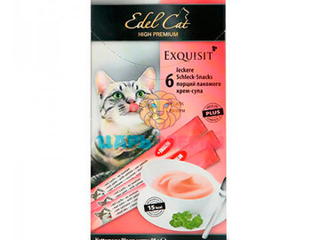 Edel cat (Эдель Кэт) - Крем-суп со вкусом лосося, упаковка 6 шт