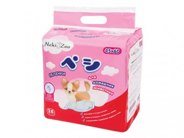 Maneki (Манеки) - Пеленки для собак и кошек 40х60 см, упаковка 26 шт