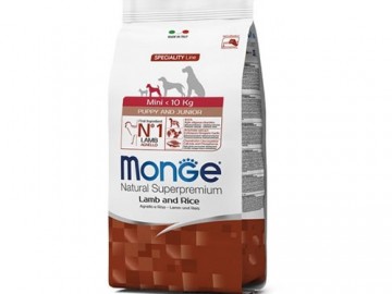 Monge (Монже) - Speciality Line Mini Adult Lamb, сухой корм для собак мелких пород со вкусом ягненка, 7,5 кг