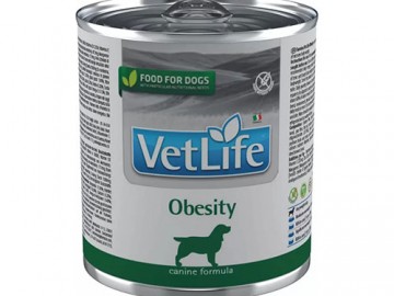 Farmina (Фармина) - Vet Life Dog Obesity, Влажный корм для собак с избыточным весом, баночка 300 г