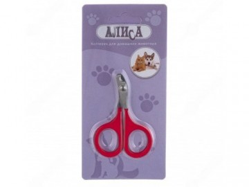 Алиса - Когтерез для кошек и маленьких собак, 8,5 х 1,8 см