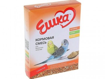 Ешка - Кормовая смесь для волнистых попугаев c кунжутом, 500 г