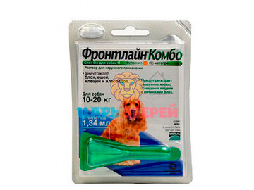 Frontline (Фронтлайн) - Спотон для собак 10-20 кг М (1,34 мл) упаковка 1 пипетка