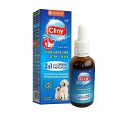 Cliny (Клини) - Лосьон очищающий для глаз для собак и кошек, флакон 50 мл