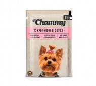 Chammy (Чамми) - Влажный корм для собак, кролик в соусе, пауч 85 г
