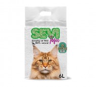 SEVI (СЭВИ) - Тофу комкующийся наполнитель с ароматом зеленого чая, 6 л (2,5 кг)