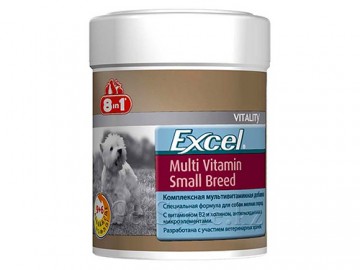 8in1 (8в1) - Excel Multivitamin Small Breed, Эксель мультивитамин для мелких собак, 70 таблеток