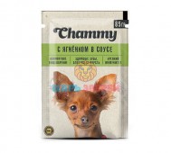 Chammy (Чамми) - Влажный корм для собак, ягненок в соусе, пауч 85 г