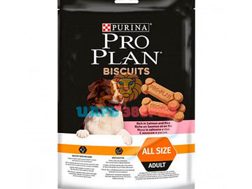 Pro Plan (Про План) - Biscuits, Печенье с лососем для собак всех пород, упаковка 400 г