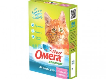 Фармакс - Омега Нео К-М для котят таурин + карнитин, упаковка 60 таблеток