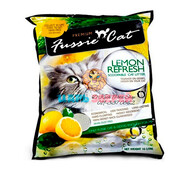 Fussie Cat (Фасси Кэт) - Комкующийся наполнитель Премиум класса с ароматом лимона, упаковка 10 л
