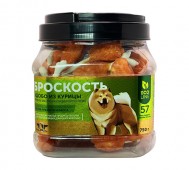 Green Qzin (Грин Кьюзин) - Лакомство для собак «БросКость» Кальциевая Косточка с Куриным мясом, развес 1 г