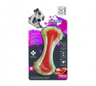 M-Pets (М-петс) - Chewbo, Игрушка для собак Кость, с ароматом бекона, размер S, 10,4 x 3,7 x 2,1 см