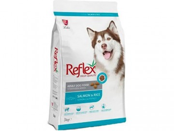 Reflex (Рефлекс) - Adult Dog Food Salmon and Rice, Сухой корм для взрослых собак, с лососем и рисом, 3 кг