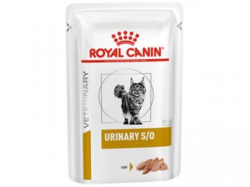 Royal Canin (Роял Канин) - Urinary S/O Feline, лечебный корм для кошек с мочекаменной болезнью с курицей, пауч 85 г