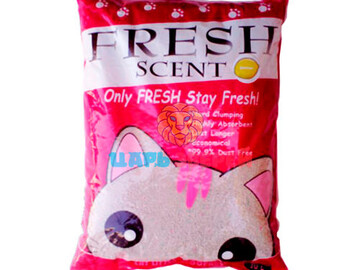 Fresh Scent (Фреш Сцент) - Комкующийся наполнитель с ароматом лимона, упаковка 10 л 8 кг