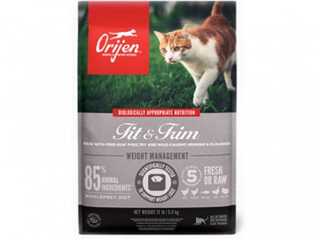 Orijen (Ориджен) - Fit & Trim, Беззерновой корм для кошек профилактика избыточного веса, 5,4 кг