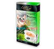 Edel cat (Эдель Кэт) - Крем-суп со вкусом ливерной колбасы и луговых травы, упаковка 6 шт