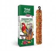 Triol (Триол) - Standard, Лакомство для мелких и средних попугаев с овощами (уп. 3 шт), 80 г