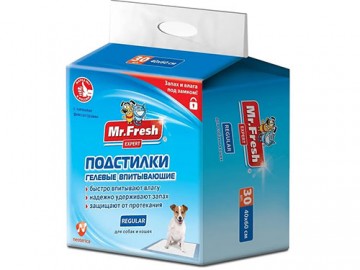 Mr.Fresh (Мистер Фреш) - Regular пеленки 40x60 см, упаковка 30 шт